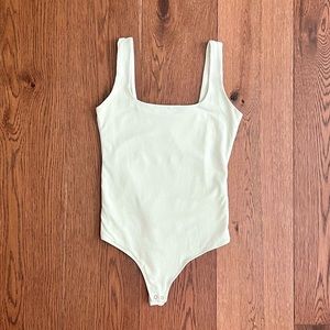 Abercrombie & Fitch Cotton Seamless Squareneck Bodysuit